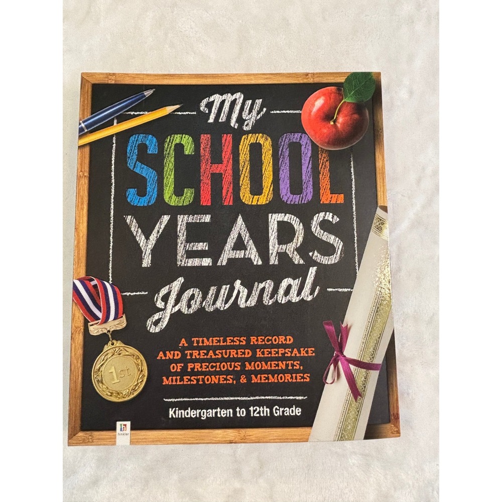 Hinkler My School Years Journal Kindergarten to 12th Grade Keepsake Memory Book